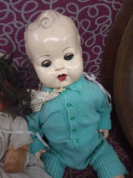 MUÑECA  ANTIGUA PORCELANA  BEBOTE