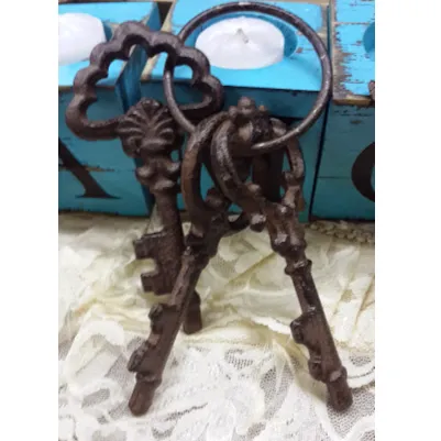 Llavero x 3 llaves oxido