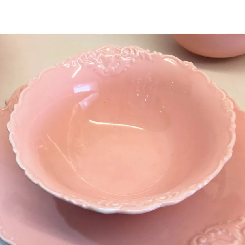 BOWL ROSA "REAL" dIAM 17 CM X 6 CM (CPA024)