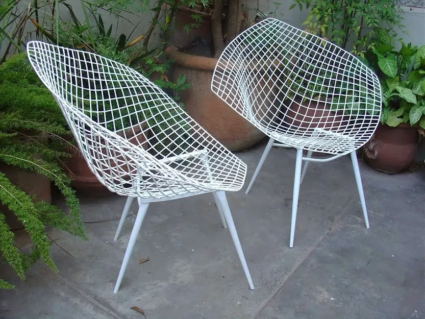 SILLAS  DE JARDIN BERTOIA DIAMANTE 
