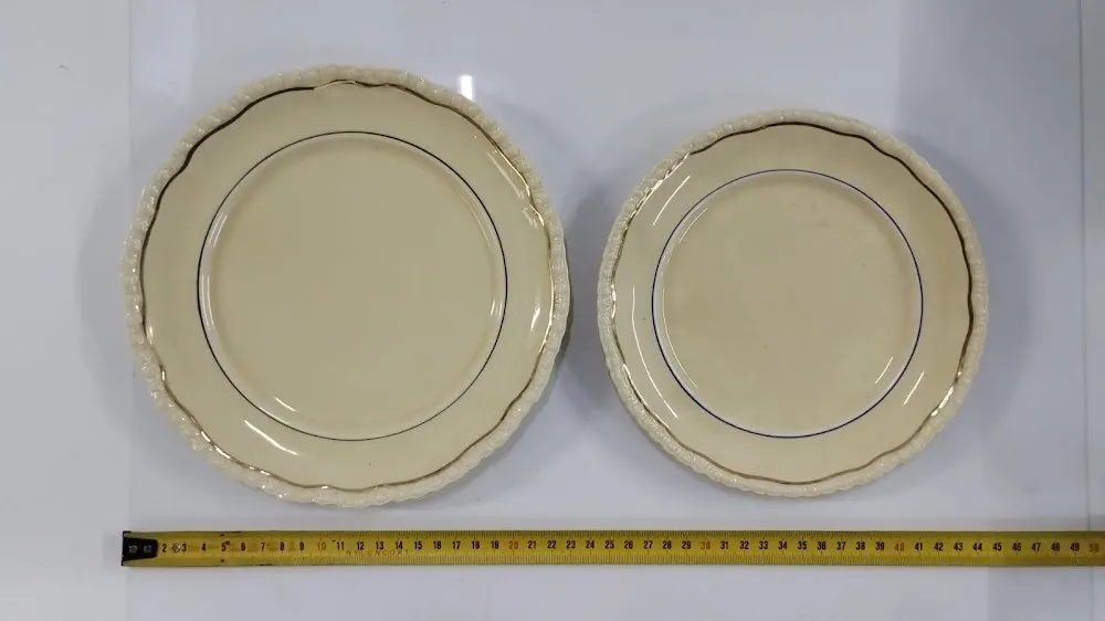 PLATO ENTRADA  INGLES AZUL Y ORO  "WILKINSON" 20 CM 