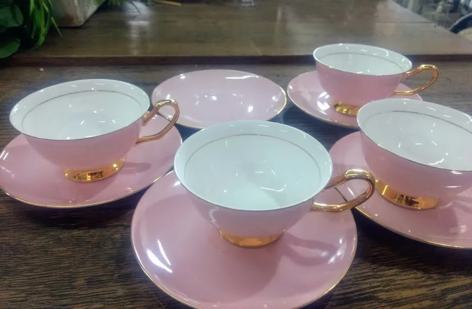 TAZA DE TE ROYAL CLASSIC - ROSA PASTEL 