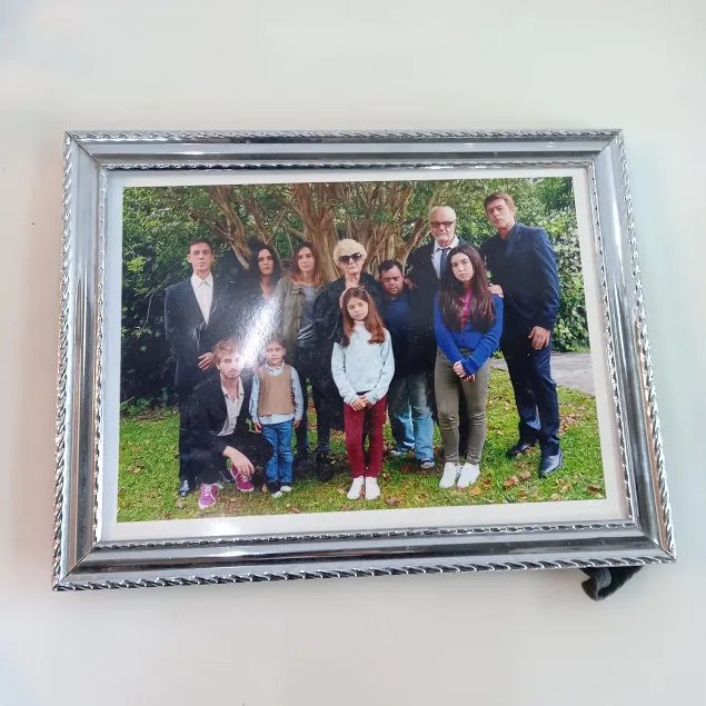 PORTA RETRATO  PLATA  22X27