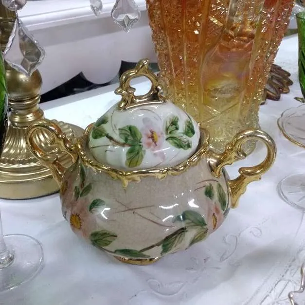 AZUCARERA ANTIGUA PORCELANA SATURNO