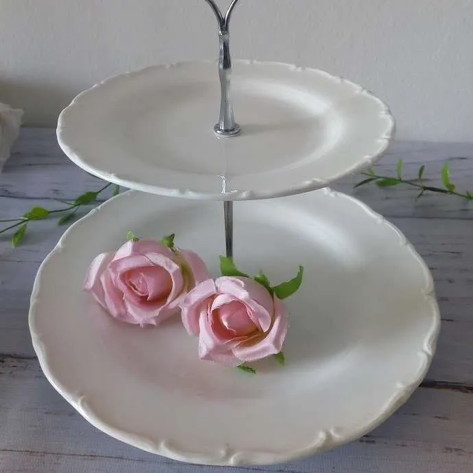 PORTA MASAS CERÁMICA  2 PISOS BORDE RELIEVE