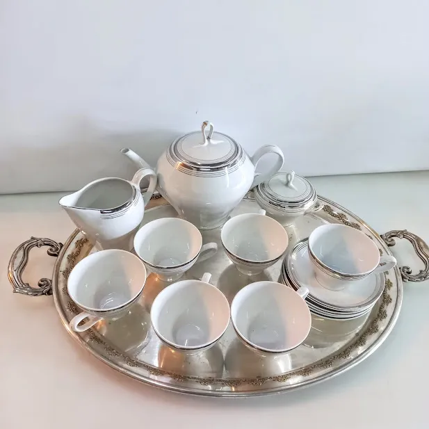 TETERA / CAFETERA BAVIERA BORDE PLATA