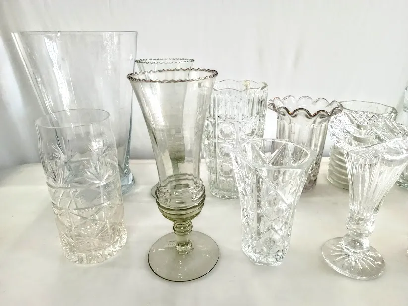 FLOREROS CRISTAL ANTIQUES