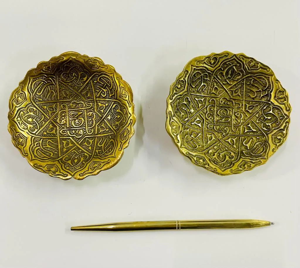 PLATITOS BRONCE LABRADOS ORIENTAL "PBLO" - 9 CM