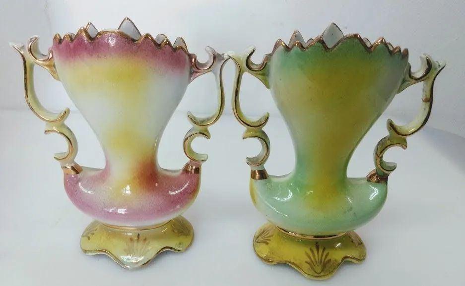  FLOREROS MULTICOLOR Y ORO" FLM" 