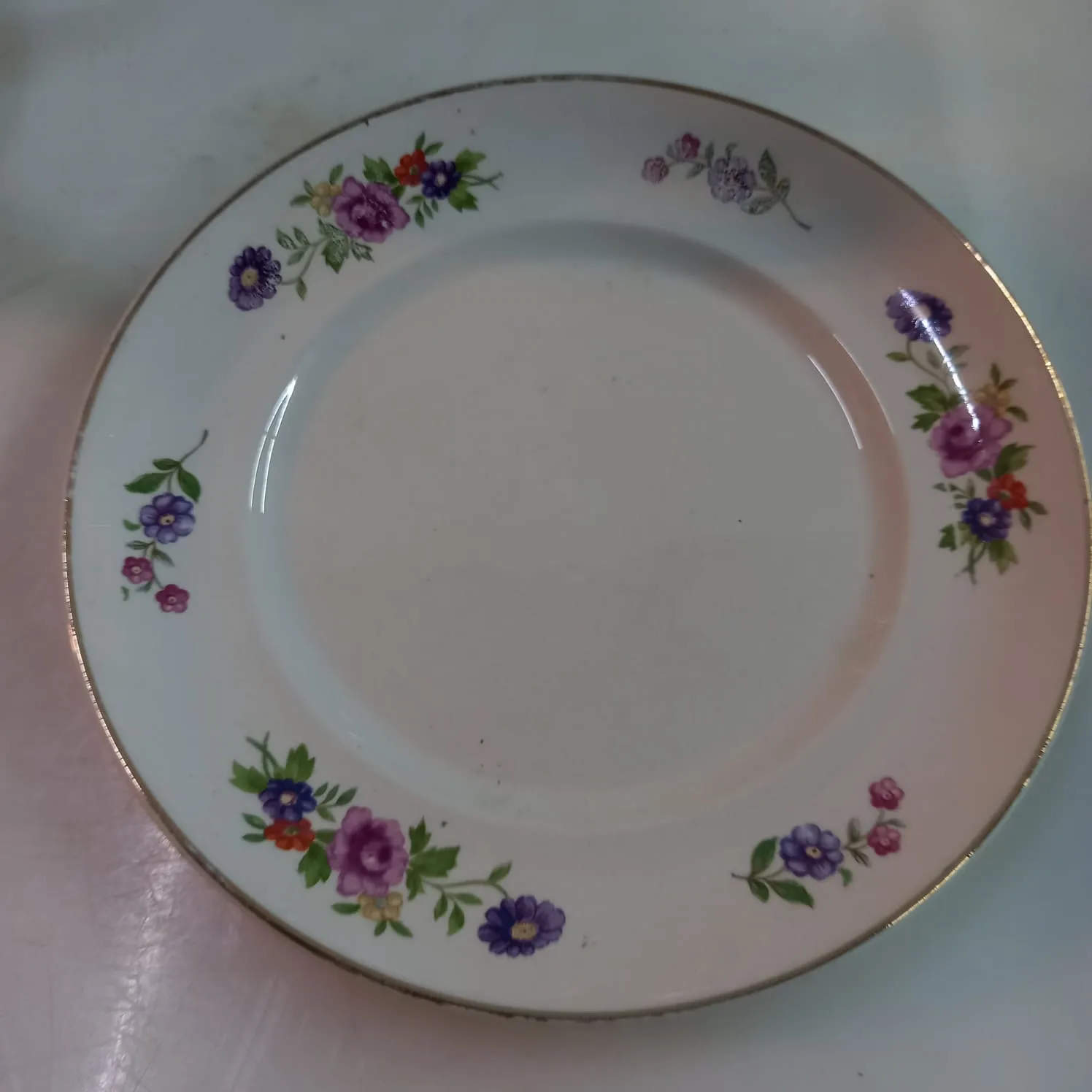 PLATO DE ENTRADA/ POSTRE  HARTFORD "BOUQUET (Diam 20 cm)