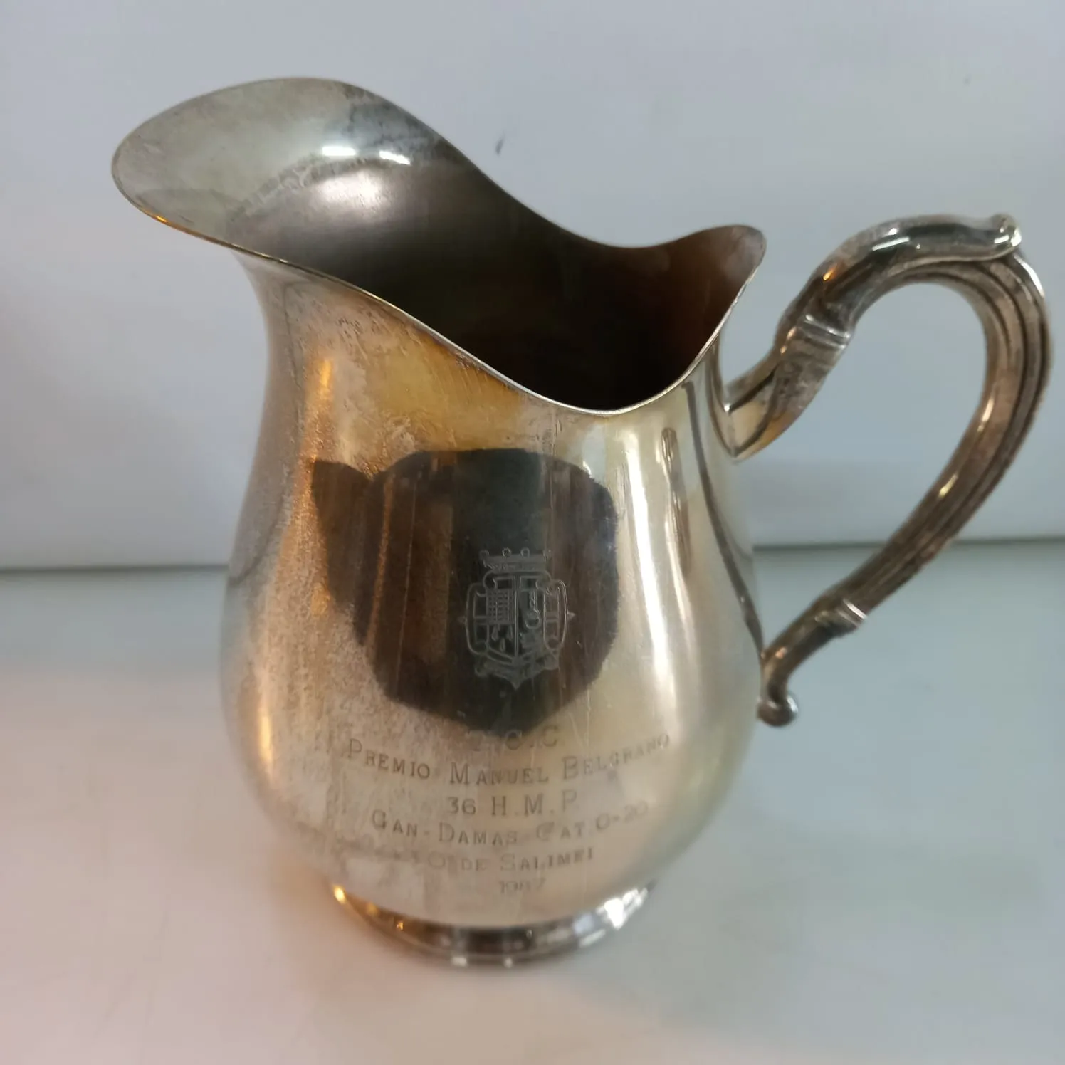 JARRA DE PLATA ANTIQUE  ARPLET  "JPAA16"  10 X 20 CM 