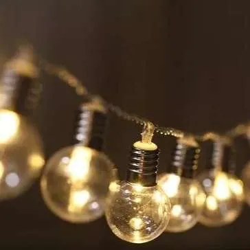 GUIRNALDA LUCES KERMES  CON 20 LUCES  6 MT 