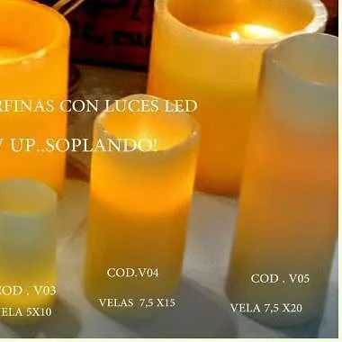VELAS LED 7,5 X 20