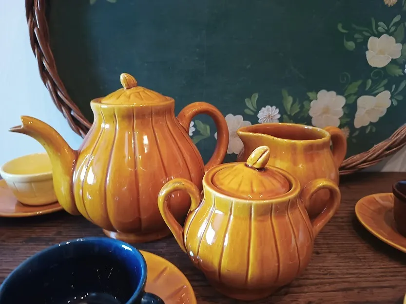 JUEGO DE SERVIR CRAMICA COLOR MAIZ- 3 PZA 