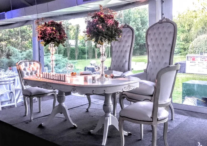 MESA "AMOUR"  OVAL FRANCESA 1,70 X 1.10 mt