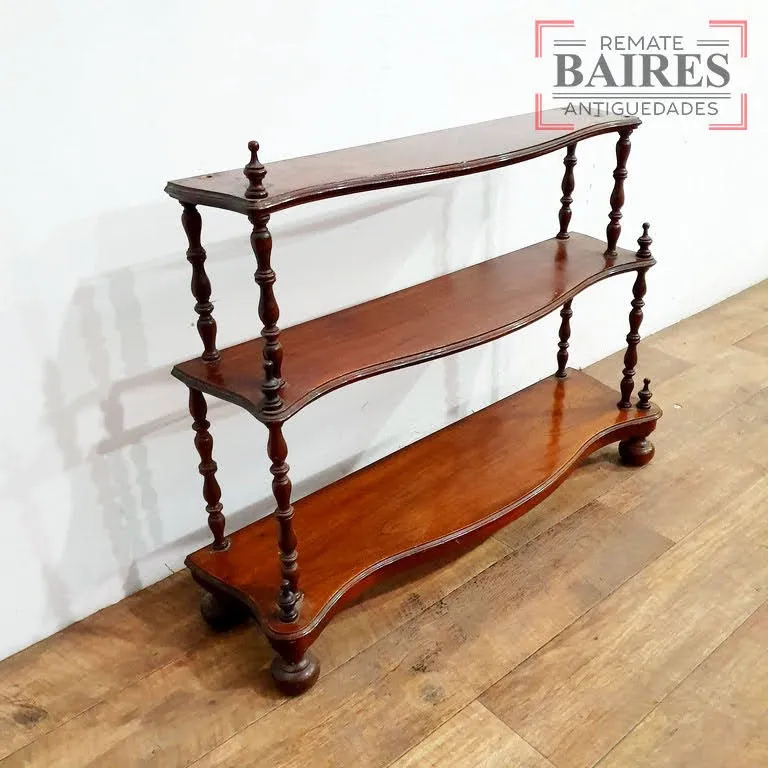 BIBLIOTECA  BAJA CON 3 ESTANTES 