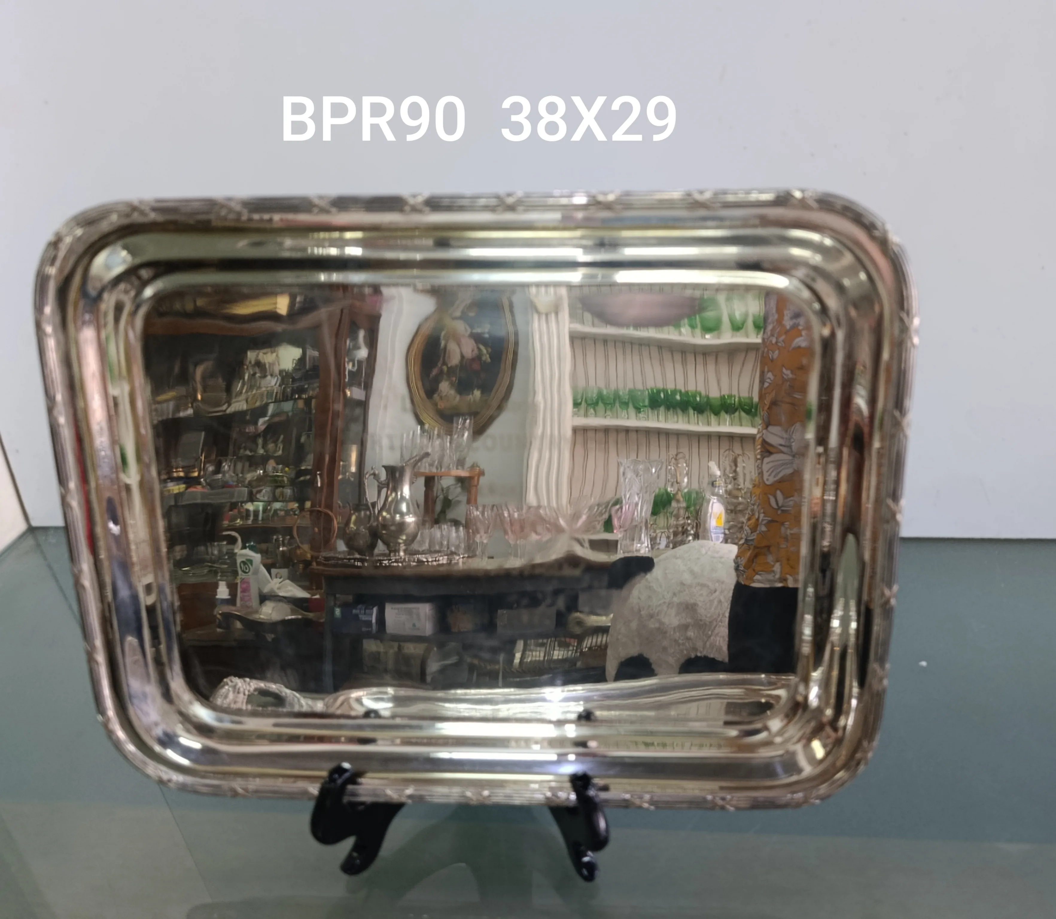 BANDEJA PLATA RECTANGULAR BPR90 - 38 X 29 cm