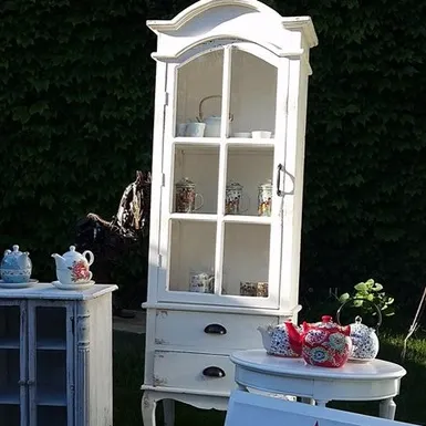 VITRINA SHABBY GRANDE : Alt.170 cm Ancho .52 cm Prof.32cm