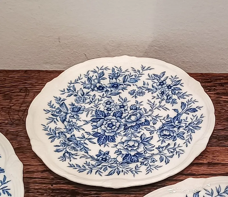 PLATO ENTRADA / POSTRE  BLUE & WHITE PRINTEMPS 20 CM