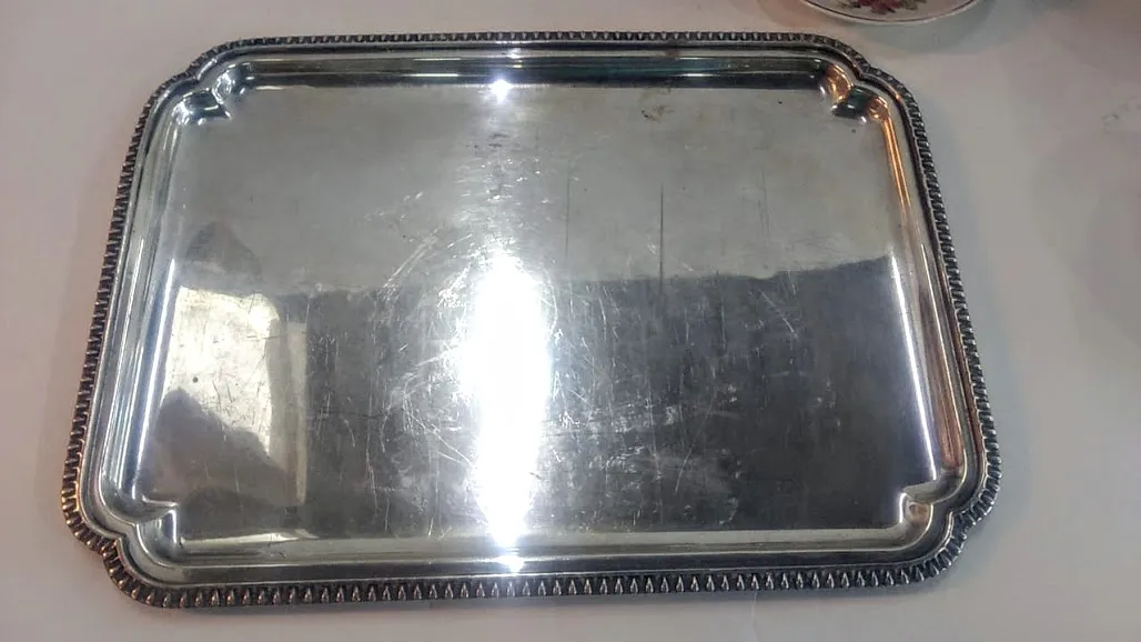 BANDEJA PLATA RECTANGULAR "BPR DEVON" 38 X 27 CM