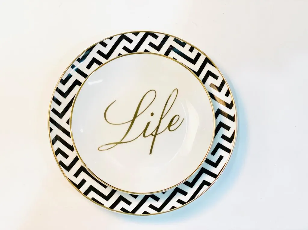 PLATO POSTRE LIFE LINEA EMOTIONS 15 CM