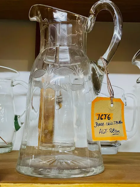 JARRA  CRISTAL TALLADO  "JCT 6"