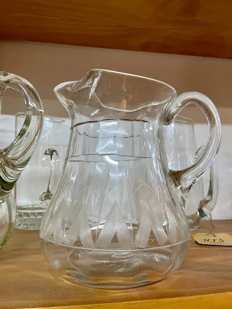 JARRA CRISTAL TALLADO ART NOUVEAU  "JCT13"