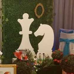 FIGURA CABALLO  AJEDREZ XL Base: 35cm; Alto : 80 cm