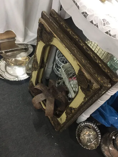 MARCO ANTIGUO  SEMI OVAL  50 X 30 CM 