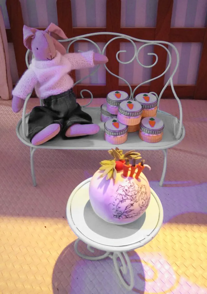 MINI  SILLON  HIERRO  DE 2 CUERPOS AQUA (CPA009)