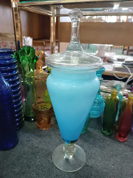 POTICH JARRON  MURANO CELESTE