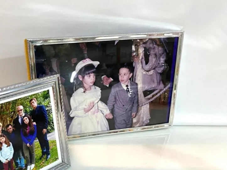 PORTA RETRATO PLATA 31X20 CM