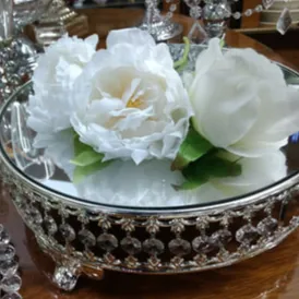 BASE DE TORTA  PLATA DIAMANTE   DIAM 30 X 10 ALT " APD" (CP008)