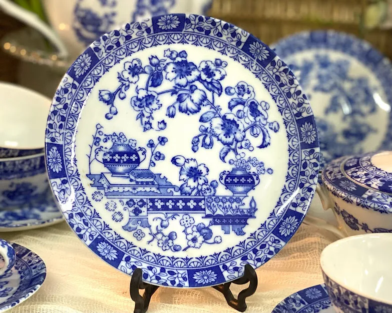 PLATO DE ENTRADA   OLD BLUE  TSUJI-20 CM