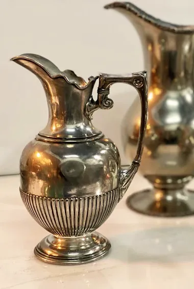 JARRA DE PLATA ANTIQUE   "JPA13"  5  X 20 CM 