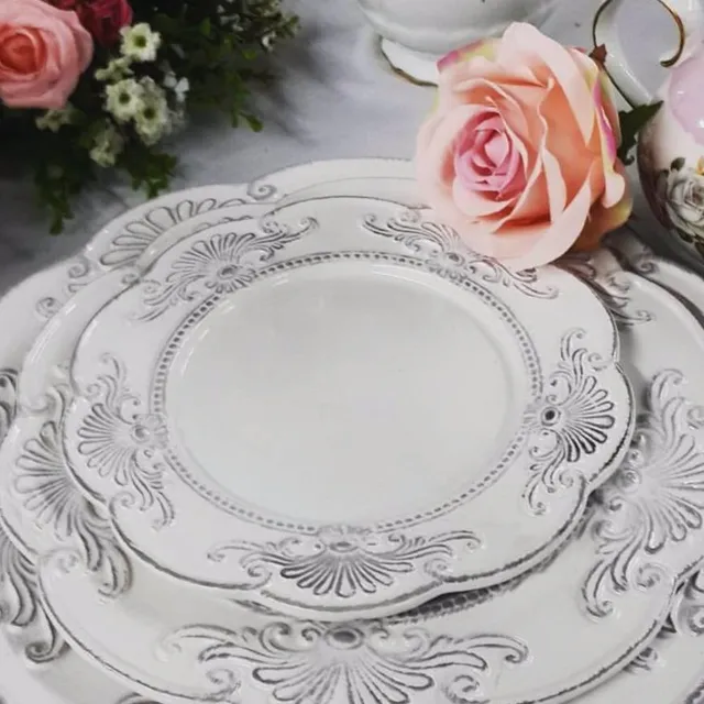 BANDEJA  FLORENTINA  REDONDA CHICA 20 CM (CB024)