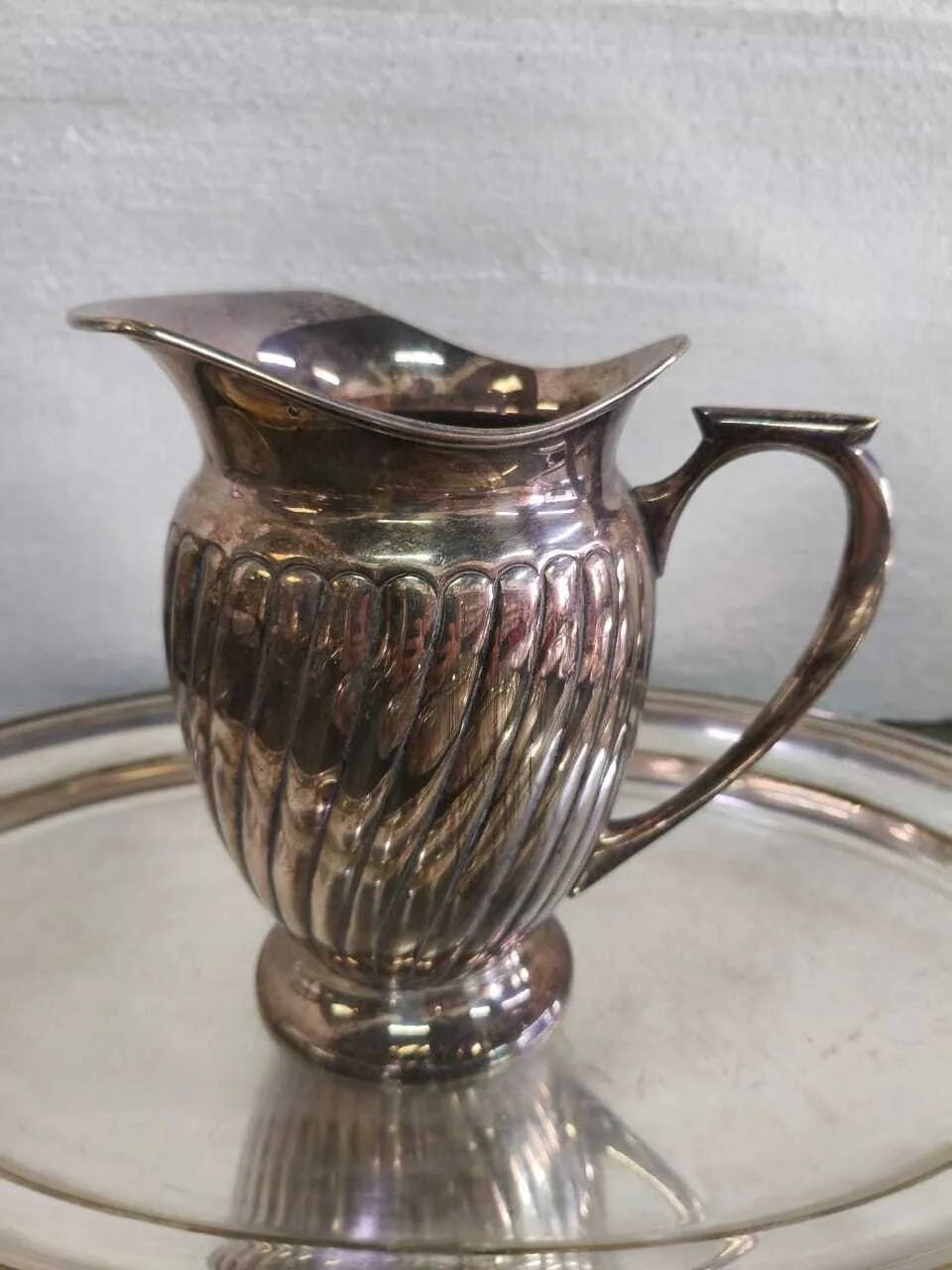 JARRA DE PLATA ANTIQUE  ATENEA "JPA22" 13 X 18 CM