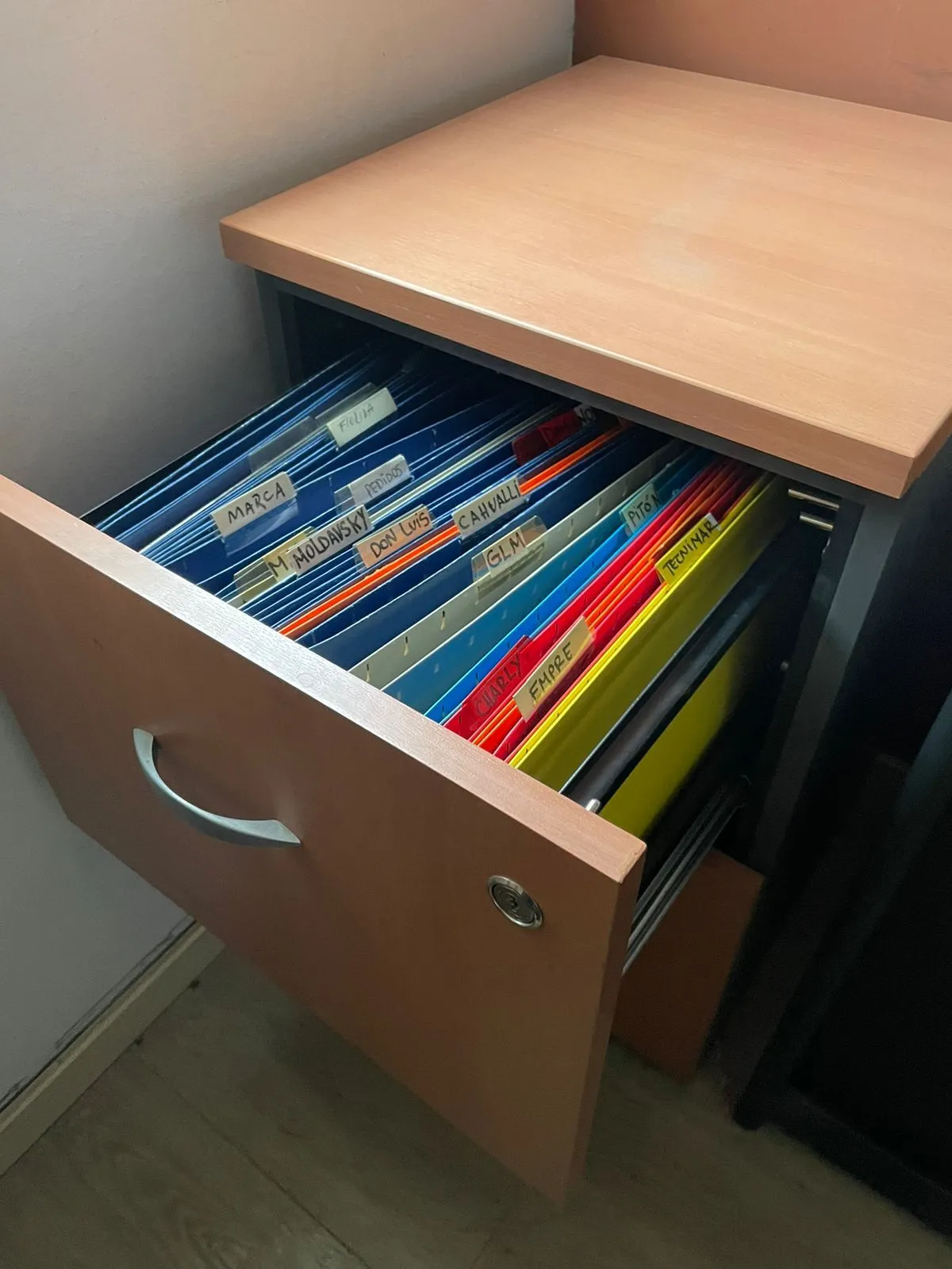 FICHERO DE OFICINA  CON 2 COMPARTIMIENTO   45 X  45  X 70 ALT 