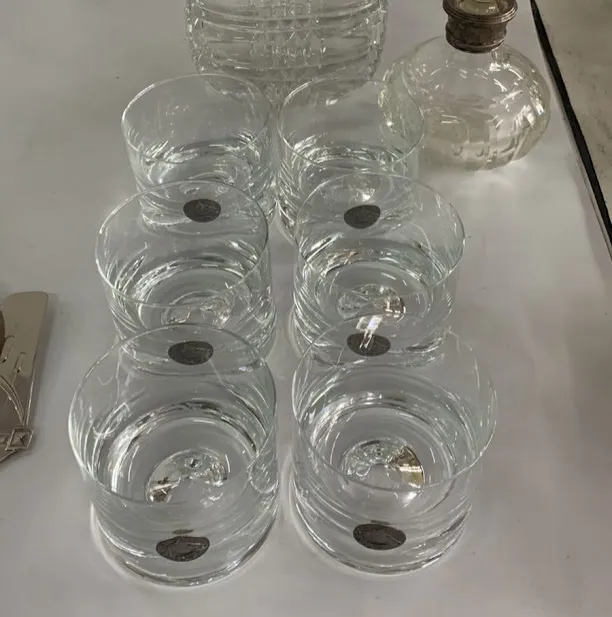 VASO DE WHISKY CON APLIQUE CABALLO