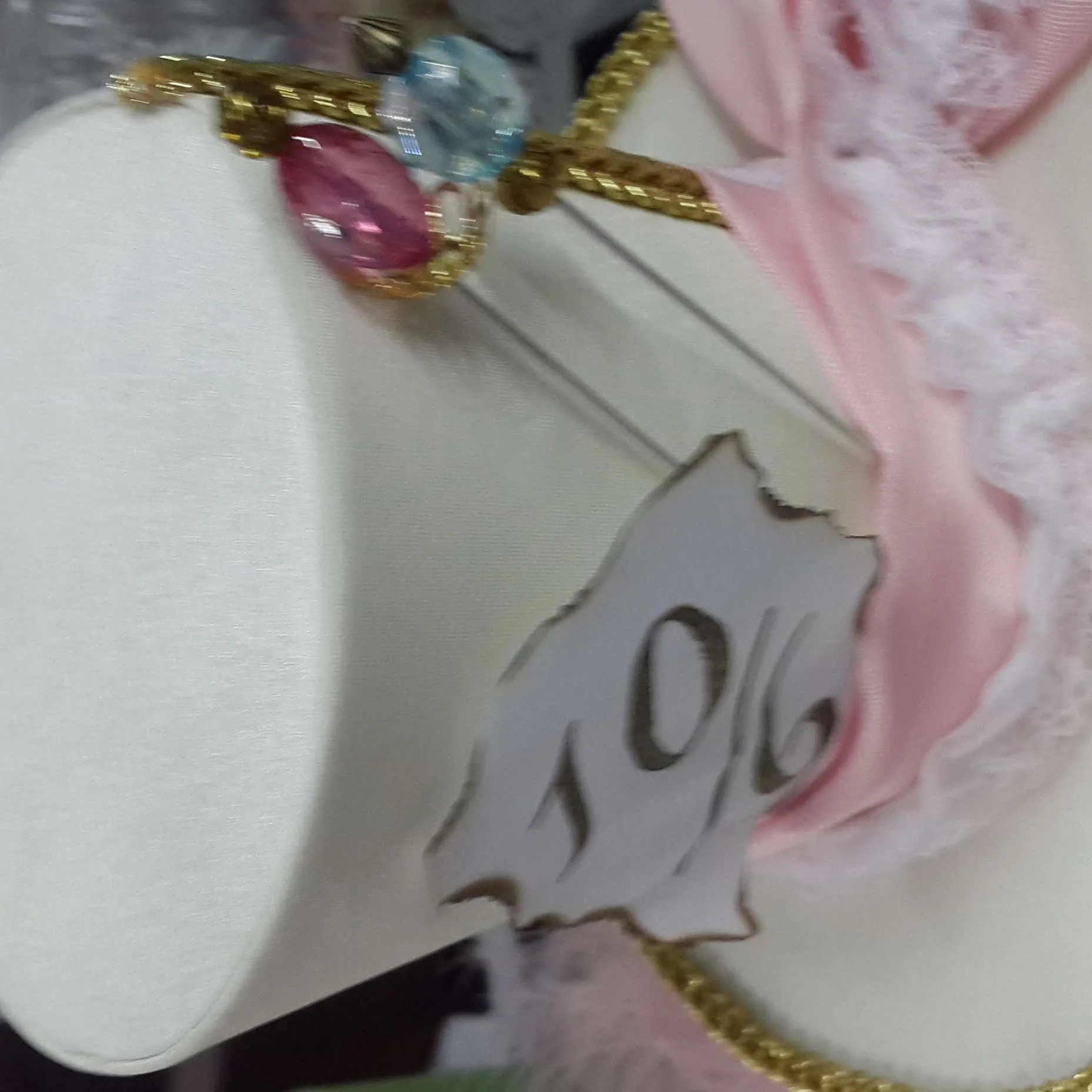 GALERA ALICIA CHICA NATURAL  BASE : 15 X  ALT. 12 CM