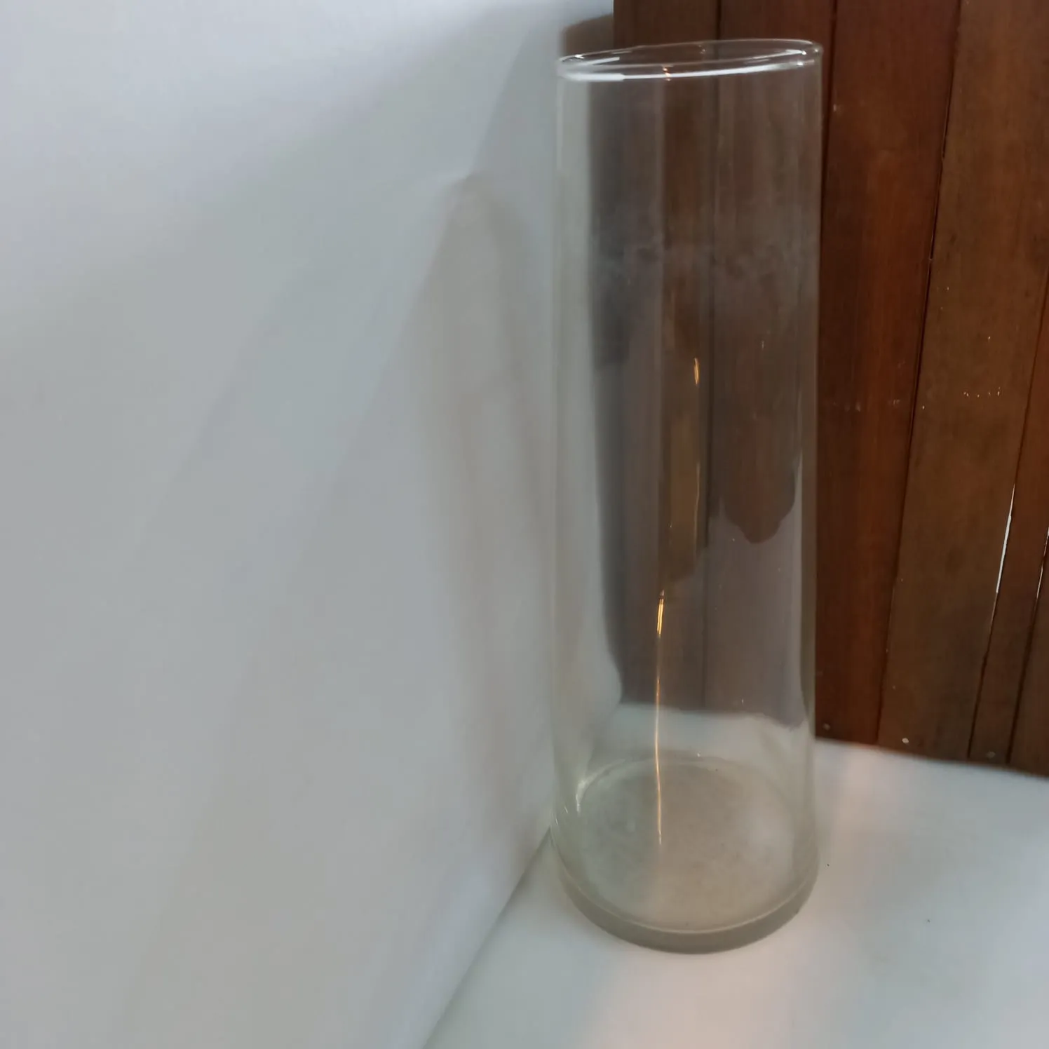 FLORERO CRISTAL LISO  "FCL30"  8 X 35 CM