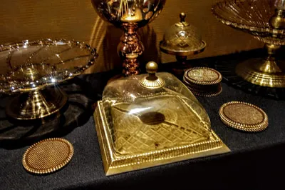 CAMPANA CUADRADA - JADORE- GRANDE  15 X 23 X23 CM (CO016)