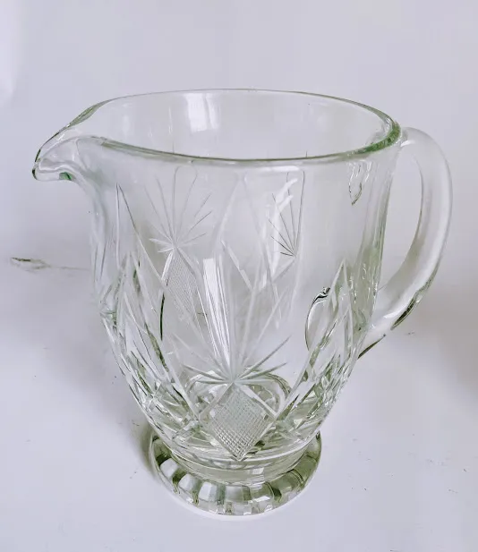 JARRA DE CRISTAL TALLADA " JCT2 " 20 CM ALT