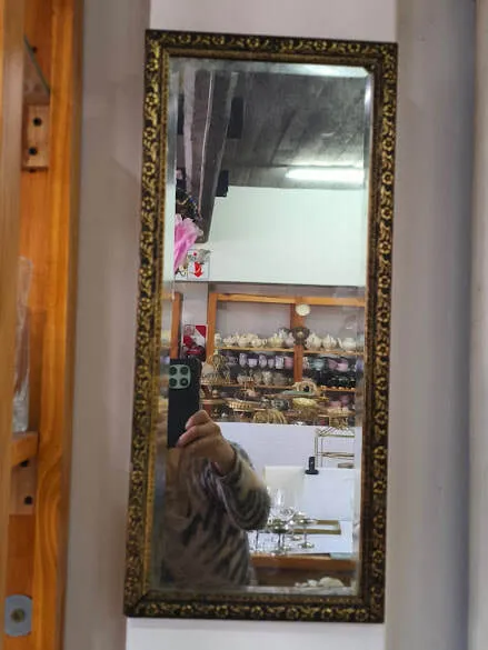 ESPEJO DE PARED ORO LABRADO    "EP 54"  54 X 24 CM   