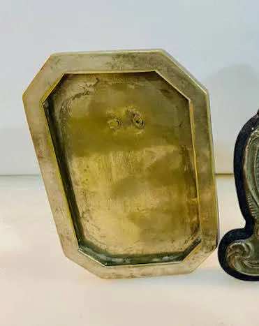 PORTARETRATO BRONCE OCTOGONAL CHICO