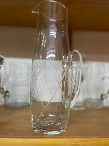 JARRA ALTA CRISTAL TALLADO JACT 17- 30 CM