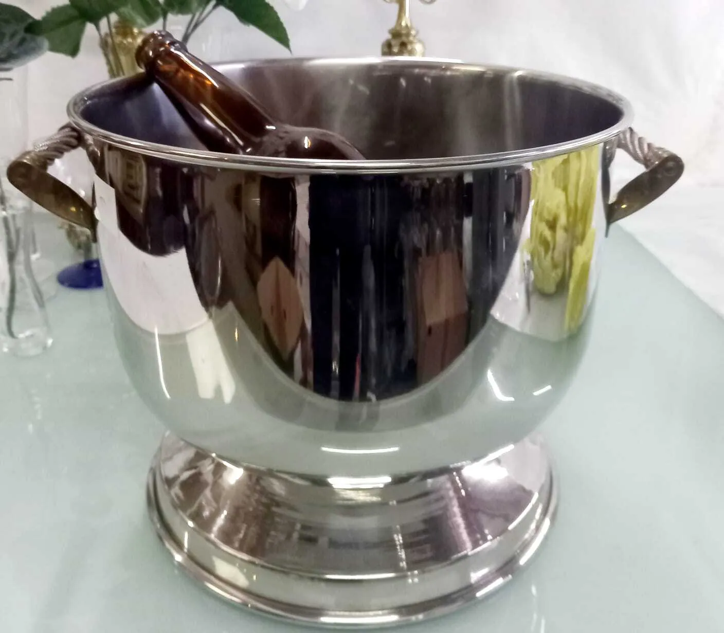 CHAMPAGNERA PLATA LUMAL MEDIANO ASAS Diam 27 x 23 cm