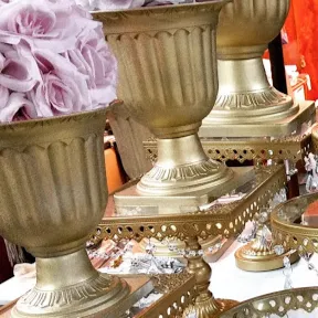 Copones Oro Real  Chico  "COR18" Diam 18 x 22cm