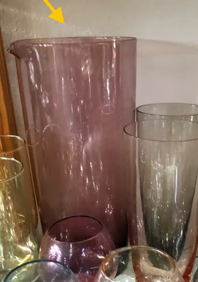 VASO COCTELERA CRISTAL COLOR