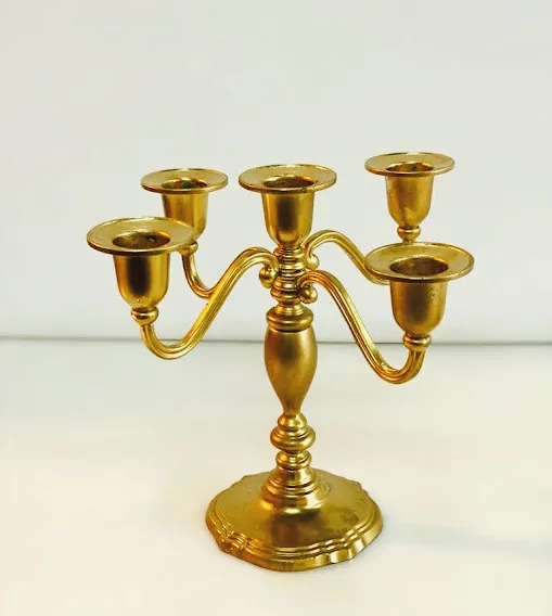 CANDELABRO  CLASSIC ORO 5 VELAS 
